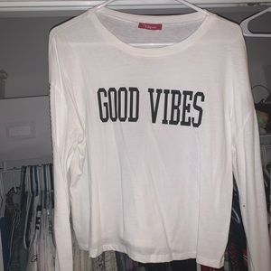 Good Vibes long sleeve t-shirt